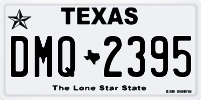 TX license plate DMQ2395