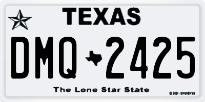 TX license plate DMQ2425