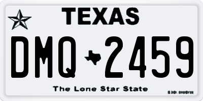 TX license plate DMQ2459