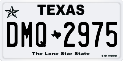 TX license plate DMQ2975