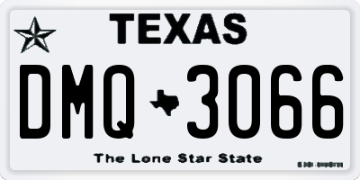 TX license plate DMQ3066