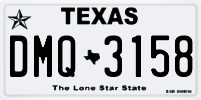 TX license plate DMQ3158