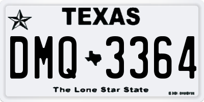 TX license plate DMQ3364