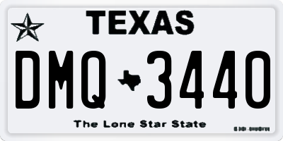 TX license plate DMQ3440