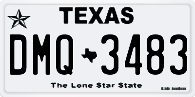 TX license plate DMQ3483