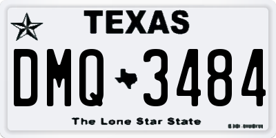 TX license plate DMQ3484