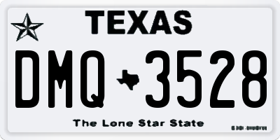 TX license plate DMQ3528