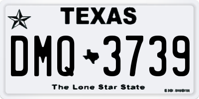 TX license plate DMQ3739