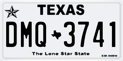 TX license plate DMQ3741