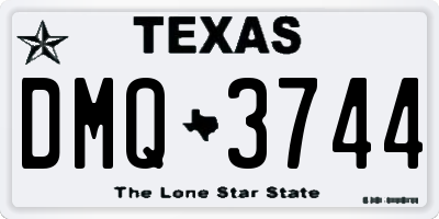 TX license plate DMQ3744