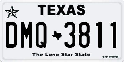 TX license plate DMQ3811