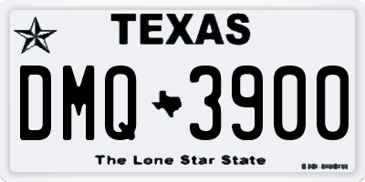 TX license plate DMQ3900