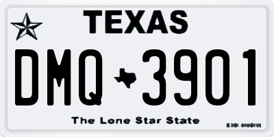 TX license plate DMQ3901