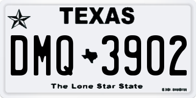 TX license plate DMQ3902