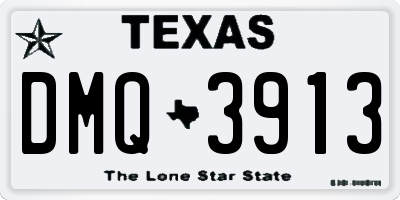 TX license plate DMQ3913