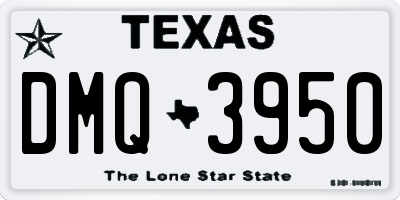 TX license plate DMQ3950