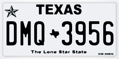 TX license plate DMQ3956