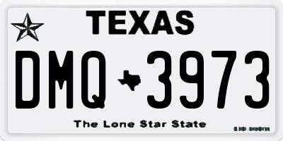 TX license plate DMQ3973