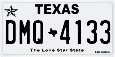 TX license plate DMQ4133