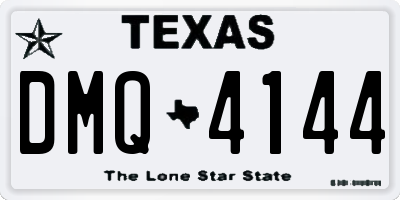 TX license plate DMQ4144