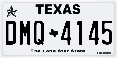 TX license plate DMQ4145