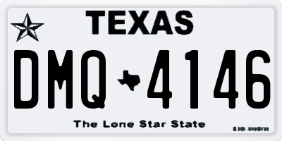 TX license plate DMQ4146