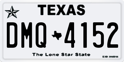 TX license plate DMQ4152