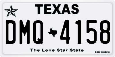 TX license plate DMQ4158