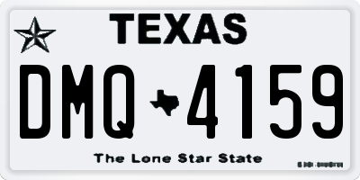 TX license plate DMQ4159