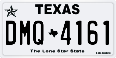 TX license plate DMQ4161