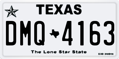 TX license plate DMQ4163