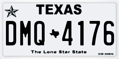 TX license plate DMQ4176