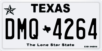 TX license plate DMQ4264