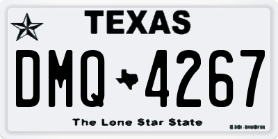 TX license plate DMQ4267
