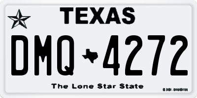 TX license plate DMQ4272