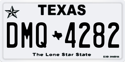 TX license plate DMQ4282