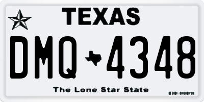 TX license plate DMQ4348