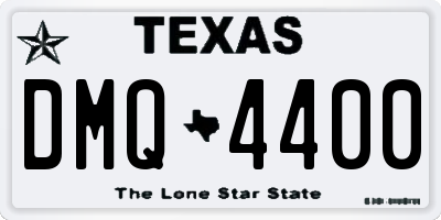 TX license plate DMQ4400