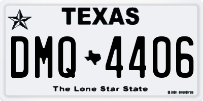 TX license plate DMQ4406