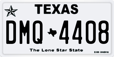 TX license plate DMQ4408