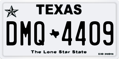 TX license plate DMQ4409