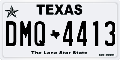 TX license plate DMQ4413