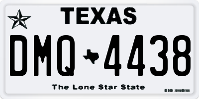 TX license plate DMQ4438