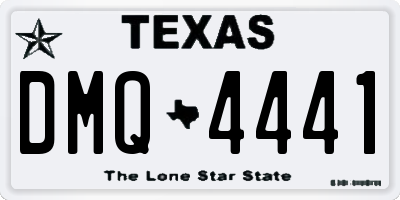 TX license plate DMQ4441