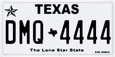 TX license plate DMQ4444
