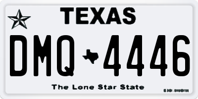 TX license plate DMQ4446