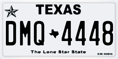 TX license plate DMQ4448