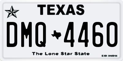 TX license plate DMQ4460