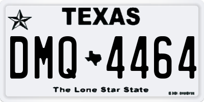 TX license plate DMQ4464