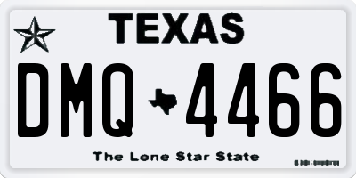 TX license plate DMQ4466